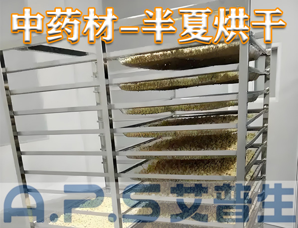 中药材半夏烘干，除了传统的烘干方法，首选推荐使用艾普生空气能热泵烘干机